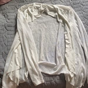 White cardigan
